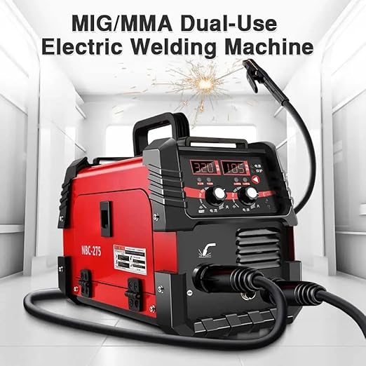VKONERL MIG MMA Welding Machine 2 in 1, No Gas, Carbon Dioxide Gas Protection, 220V, Manual Gasless Soldering Welding Equipment