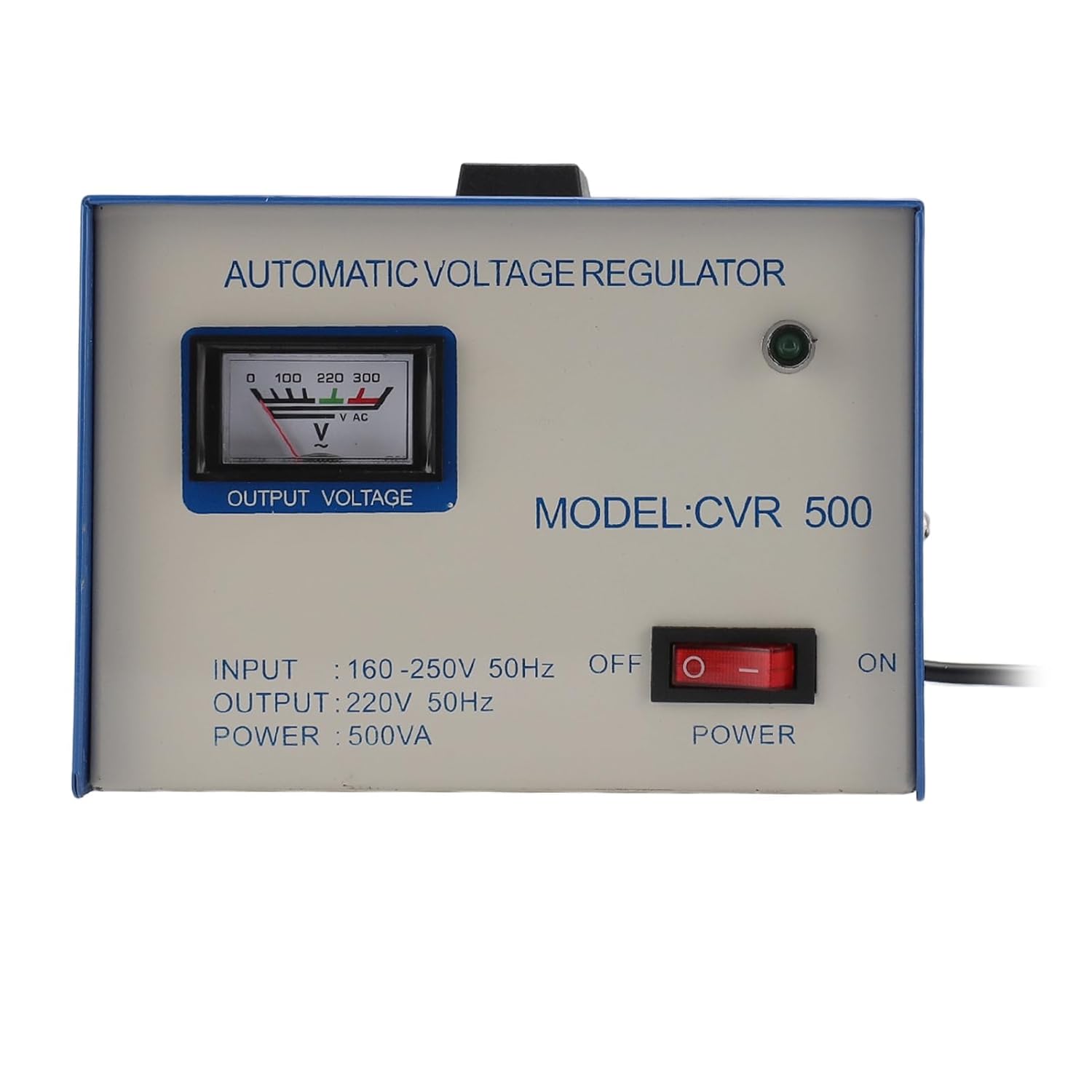 Jiawu AC Voltage Stabilizer, Voltage Regulator 160‑250v Input for Household Appliance (UK Plug)
