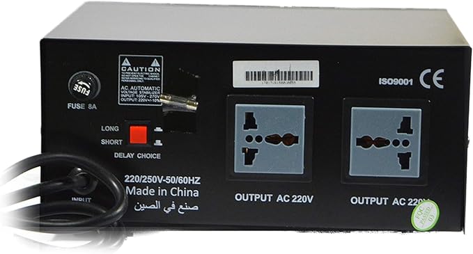 Terminator AC Automatic Voltage Stabilizer, Protect Your Household Items From Voltage Fluctuations, Input Voltage 105V-270V, Output Voltage 220V ± 10% (2000W)