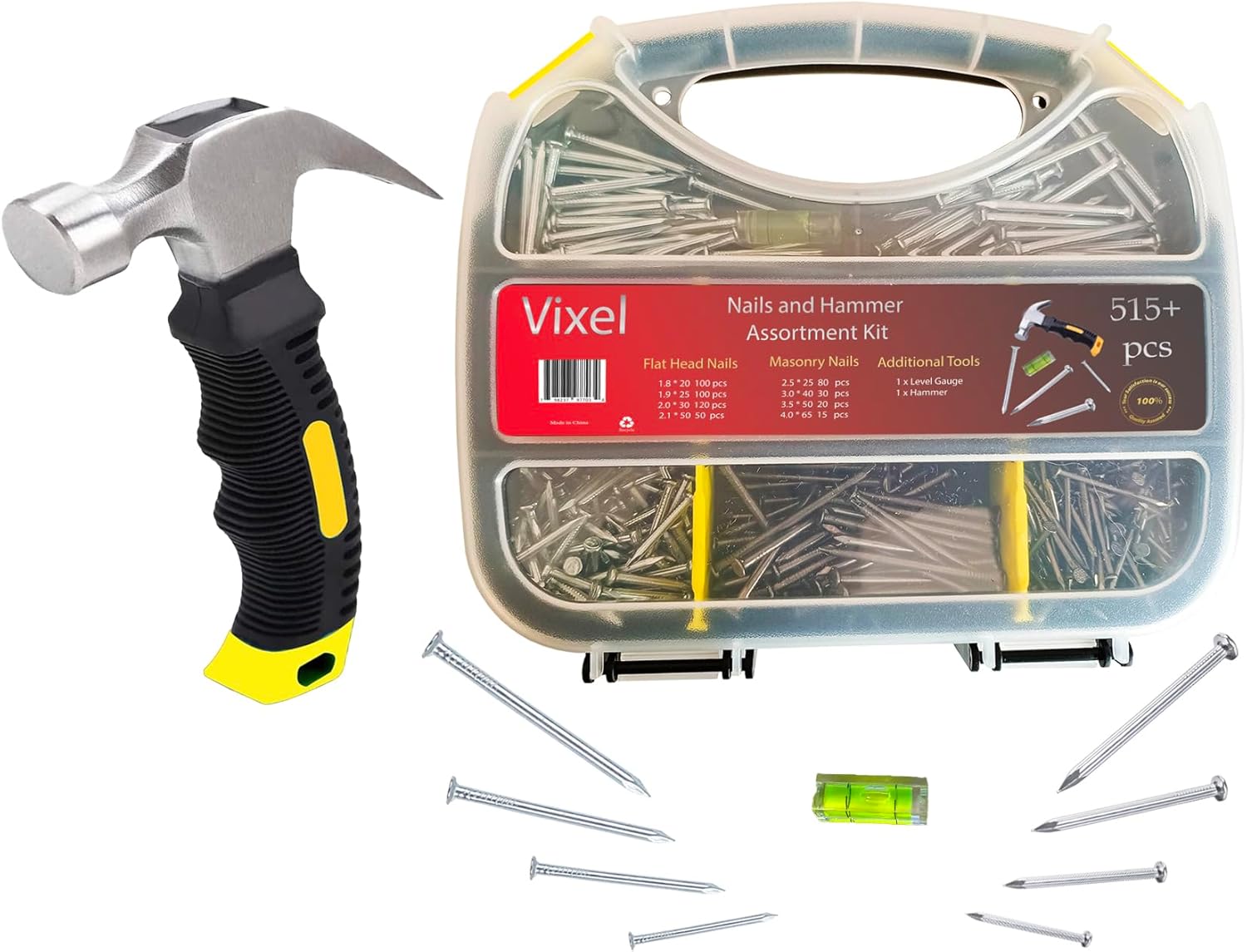Nails Assortment Kit with Hammer