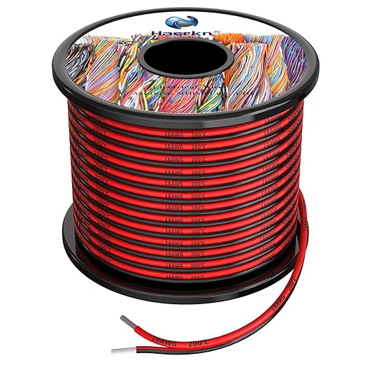 Haerkn 18 awg Silicone Electrical Wire 